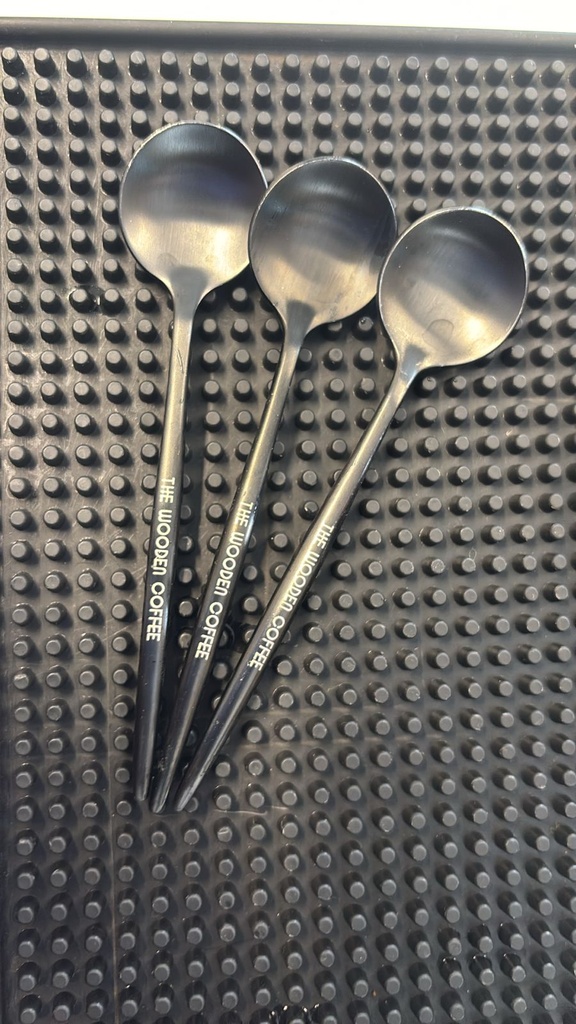 Stainless steel espresso spoons