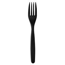 [PT-16008] Black Plastic Forks